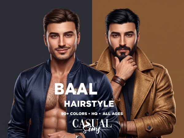 Alpha The Baal Hairstyle - The Sims 4 Custom Content