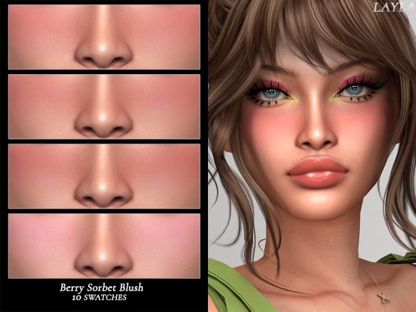 Alpha curseforge Berry Sorbet Blush (sweet sorbet set) - The Sims 4 Custom Content