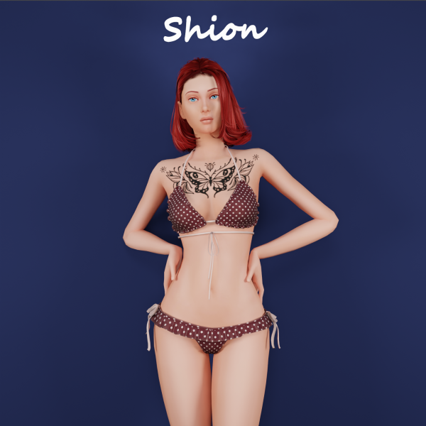 Alpha Shion Lara Bikini Set by shion_sims - The Sims 4 Custom Content