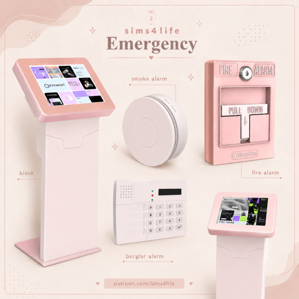 Alpha Emergency set by simsfinds - The Sims 4 Custom Content