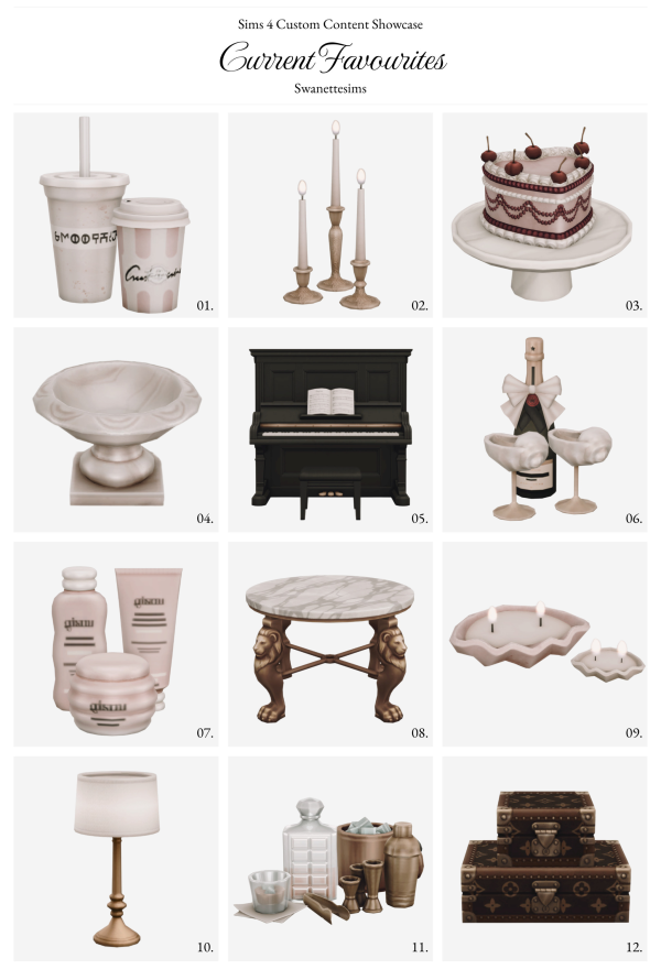 Maxis Match Current Favourites by simsfinds - The Sims 4 Custom Content