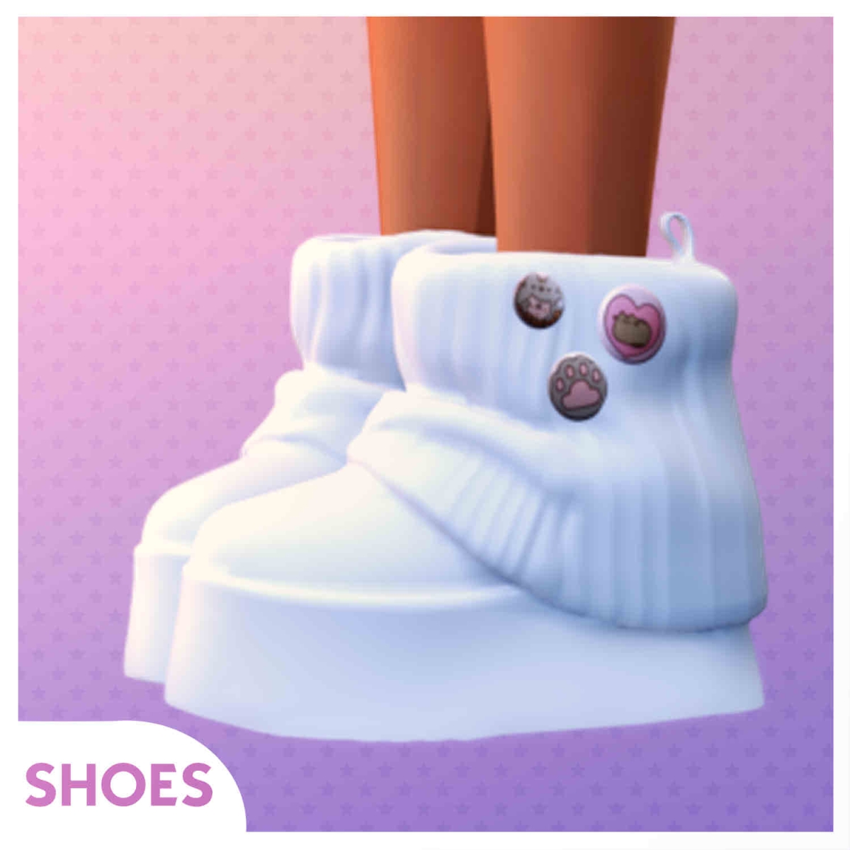 Maxis Match Pusheen Shoes by lunoluma - The Sims 4 Custom Content