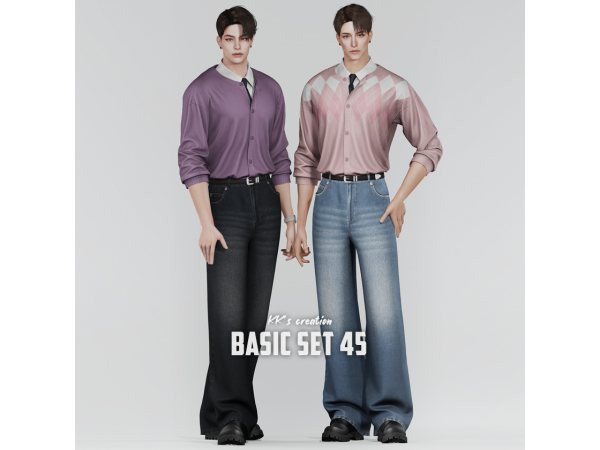 Alpha [KK] BASIC SET 45 by KK_creations - The Sims 4 Custom Content