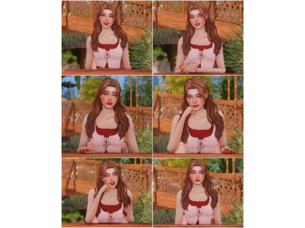 Mix [STARRY] Seated Poses REDUX - The Sims 4 Custom Content