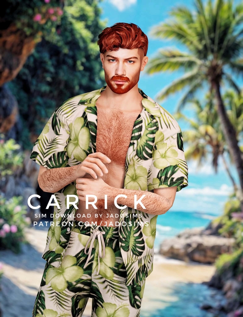 Alpha Carrick (Sim Download by shopwithflynnn - The Sims 4 Custom Content