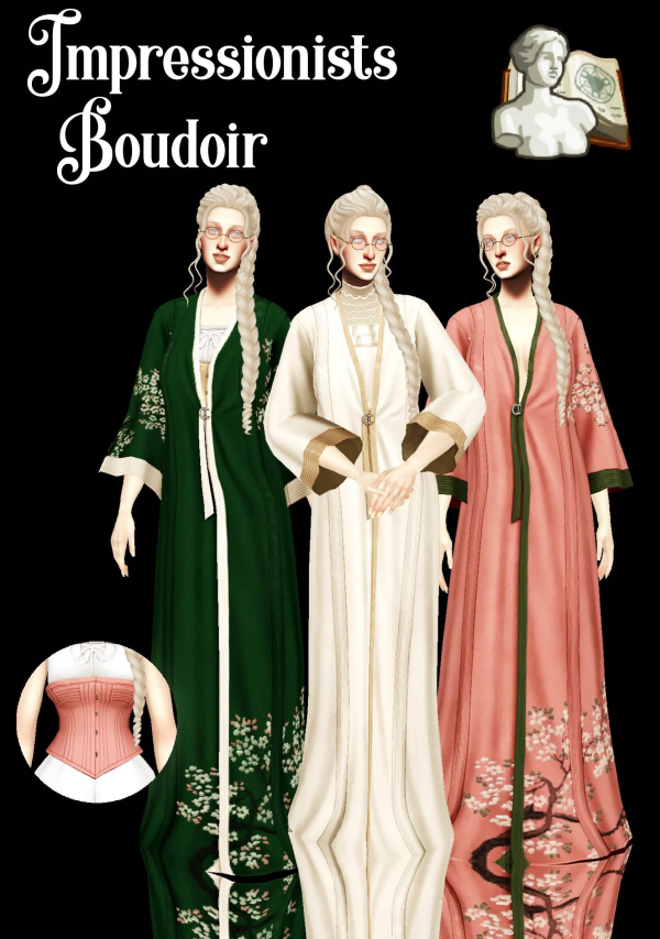 Maxis Match Impressionist's Boudoir by simsfinds - The Sims 4 Custom Content