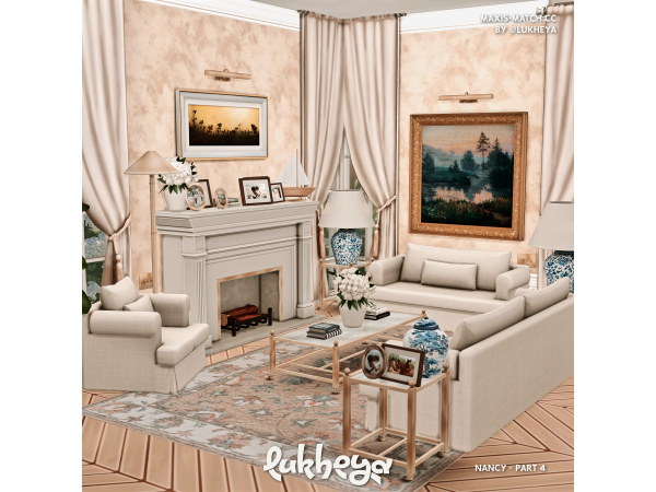 Maxis Match NANCY Part 4 Living Room - The Sims 4 Custom Content