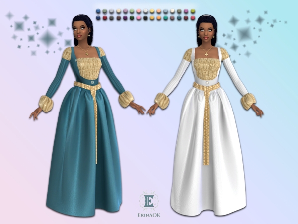 Mix ErinAOK Women's Aveline Gown 080226 - The Sims 4 Custom Content