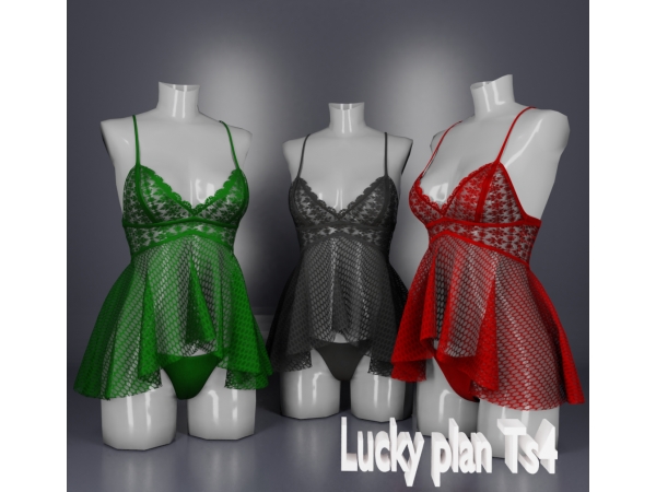 Alpha LPDuyenshii lingerie - The Sims 4 Custom Content