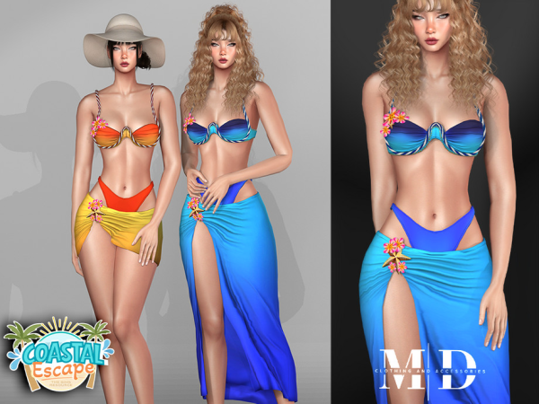 Alpha full body bikini Roraima SET - The Sims 4 Custom Content