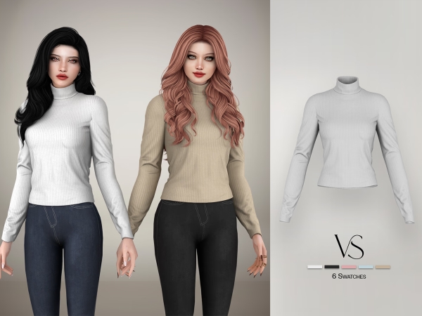 Alpha Arya Top - The Sims 4 Custom Content