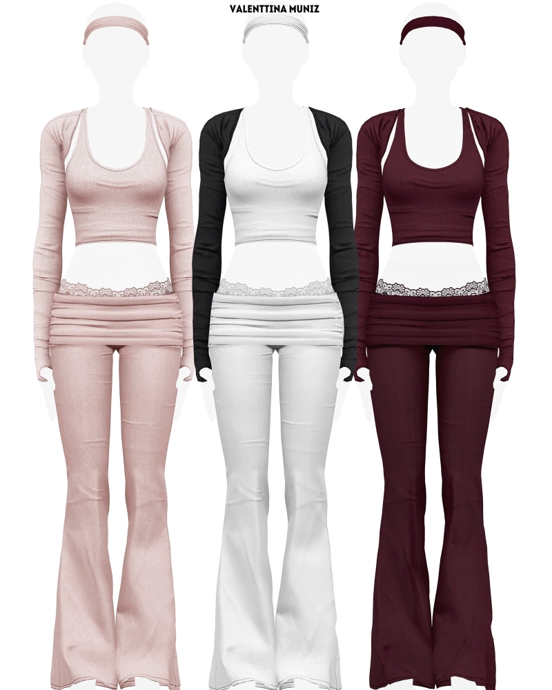 Alpha Angelina Set exclusive content by valentinamuniz - The Sims 4 Custom Content