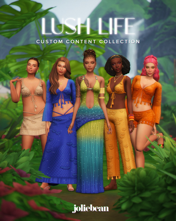 Maxis Match Lush Life Collection by simsfinds - The Sims 4 Custom Content