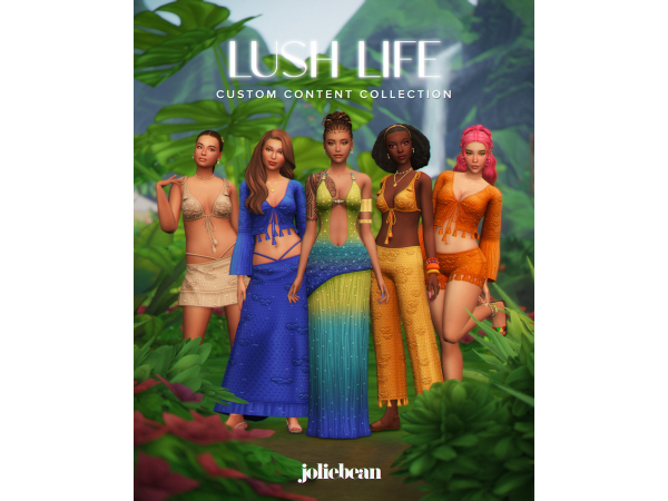Maxis Match Lush Life Collection by Joliebean - The Sims 4 Custom Content