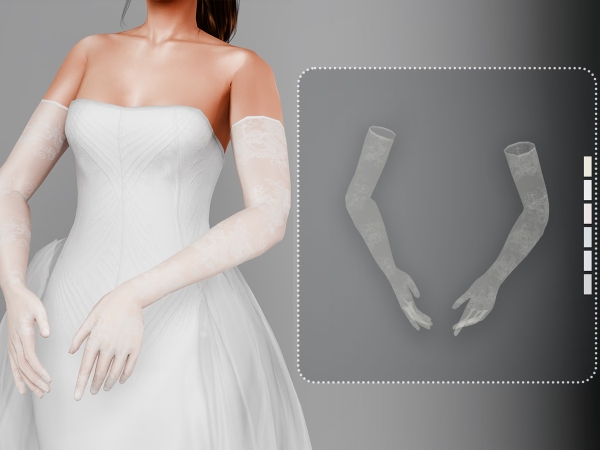 Alpha Seraphine Gloves - The Sims 4 Custom Content