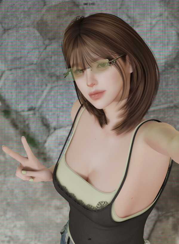 Alpha Gamot Glasses by simsfinds - The Sims 4 Custom Content