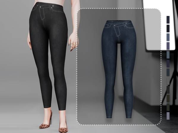 Alpha Arya Jeans - The Sims 4 Custom Content