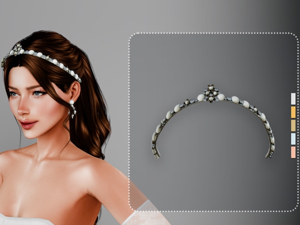 Alpha Seraphine Tiara - The Sims 4 Custom Content