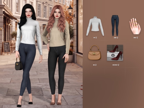 Alpha Arya Lookbook - The Sims 4 Custom Content