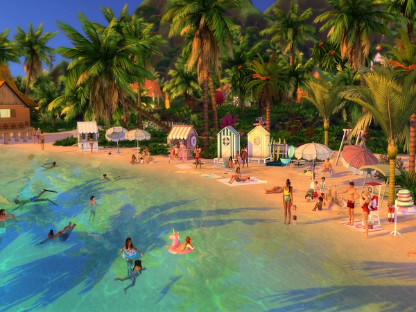 Alpha Summer At The Beach - The Sims 4 Custom Content