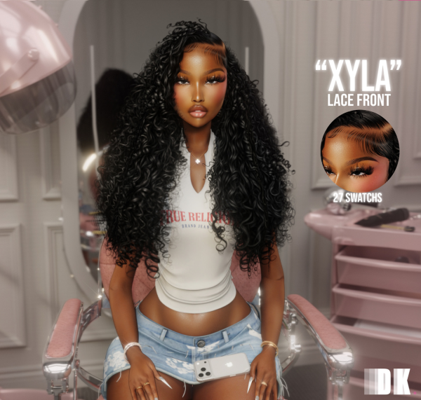 Alpha Xyla Lace Front by simsfinds - The Sims 4 Custom Content