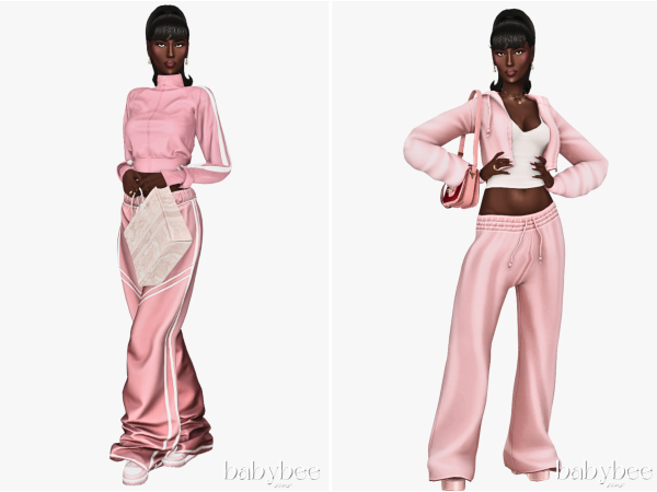 Mix Jada Kelly Everyday Fitness Lookbook by babybeesims - The Sims 4 Custom Content