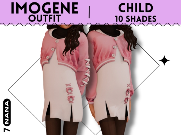 Maxis Match 7NANA (Imogene) Outfit for Child - The Sims 4 Custom Content