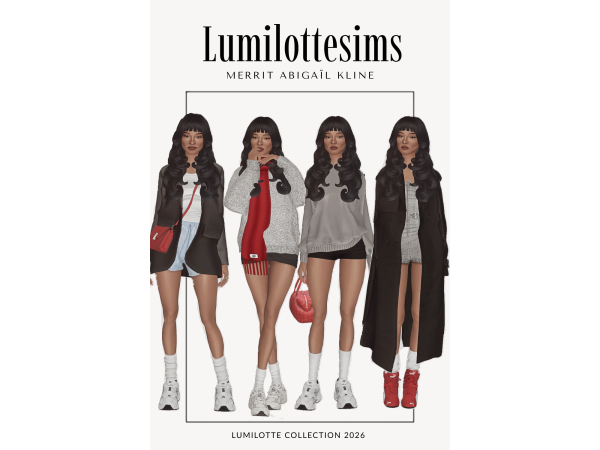 Mix lookbook by lumilotte - The Sims 4 Custom Content