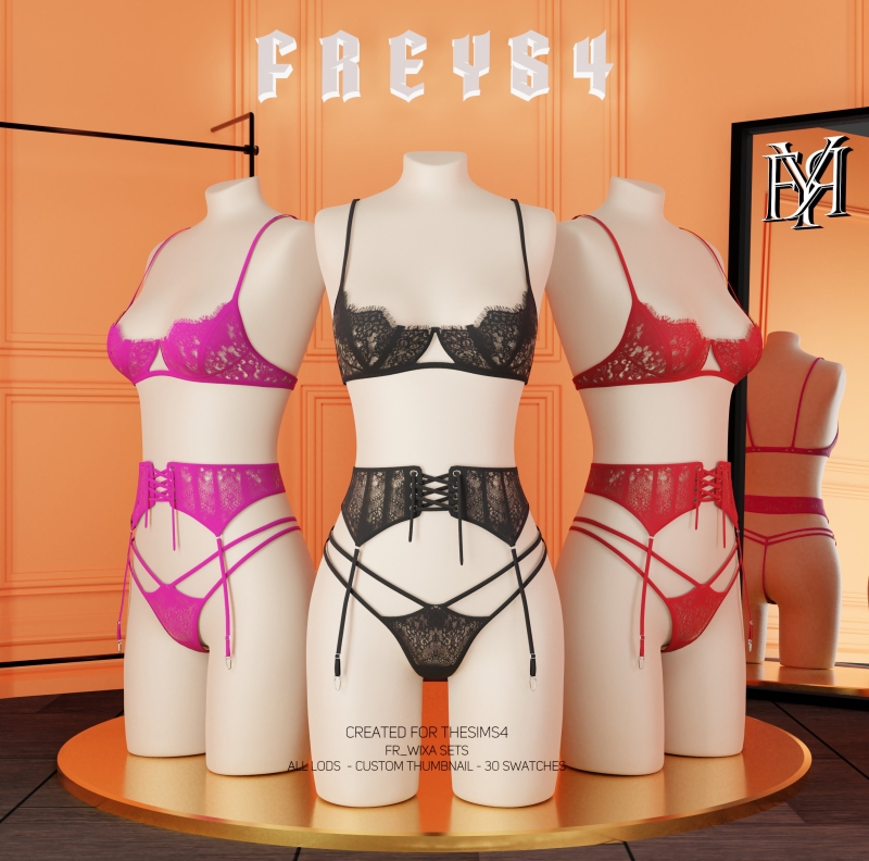 Alpha FR_Wixa Sets by freys4 - The Sims 4 Custom Content