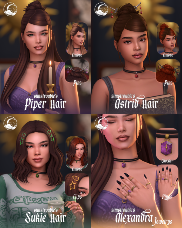 Maxis Match Serenity x Simstrouble The Vellichor Collection by simsfinds - The Sims 4 Custom Content