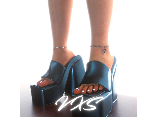 Alpha Ankle Bracelets by VikaXSkull - The Sims 4 Custom Content
