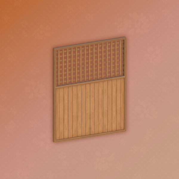 Mix Calm Splash Fence by arwenkaboom - The Sims 4 Custom Content