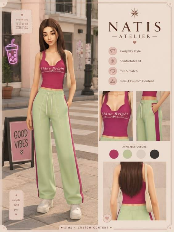 Maxis Match Teen Outfit by simsfinds - The Sims 4 Custom Content