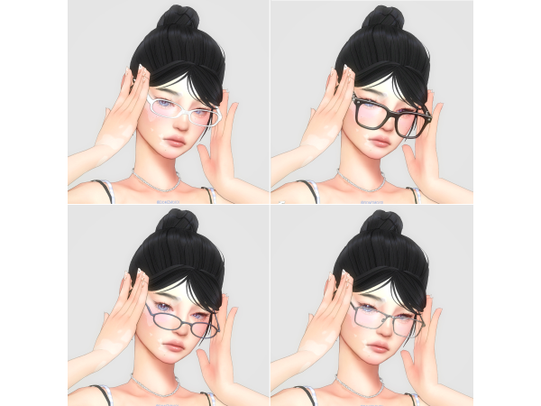 Mix Glasses by domimo101 - The Sims 4 Custom Content