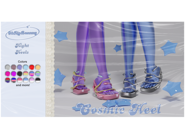 Alpha Cosmic Hight Heel - The Sims 4 Custom Content