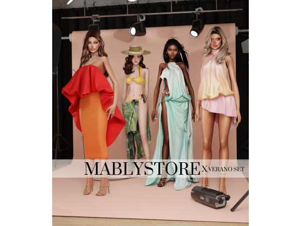 Alpha Verano Collection by Mably - The Sims 4 Custom Content