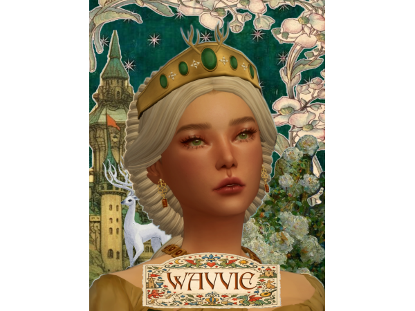 Maxis Match the late queen crown by wavvie - The Sims 4 Custom Content