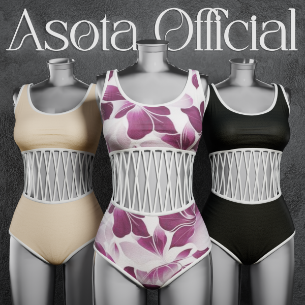 Alpha [ASOTA OFFICIAL] Rosanna Outfit by asotaofficial - The Sims 4 Custom Content
