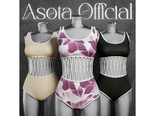 Alpha [ASOTA OFFICIAL] Rosanna Outfit - The Sims 4 Custom Content