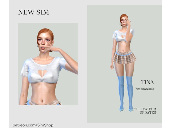 Alpha Tina Peeping - The Sims 4 Custom Content