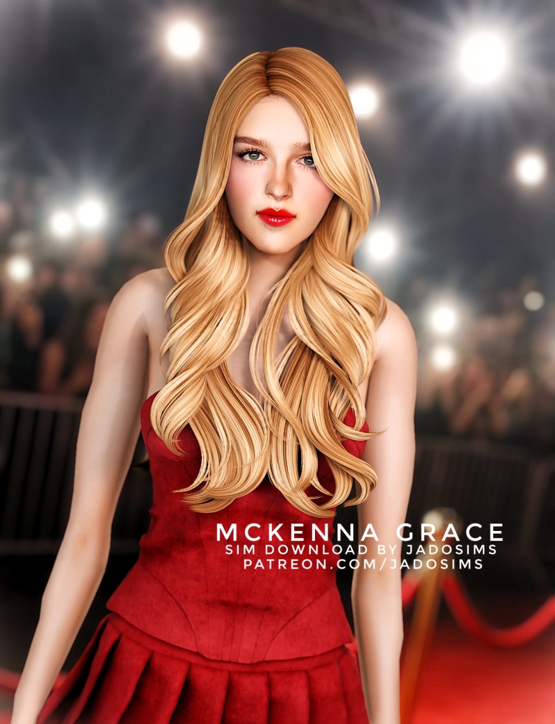 Alpha Mckenna Grace (Sim Download) by shopwithflynnn - The Sims 4 Custom Content