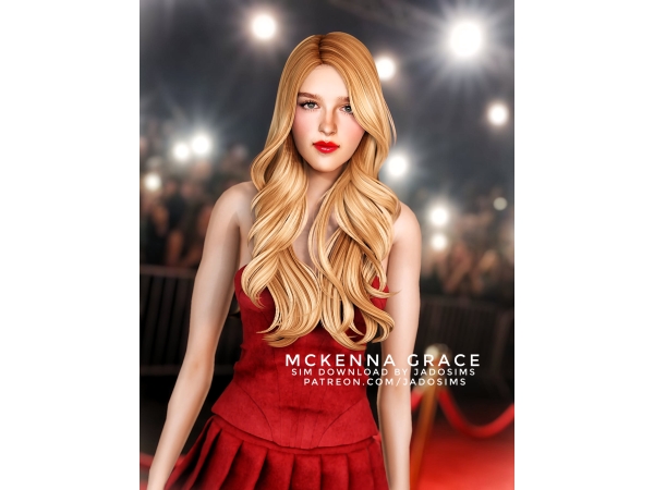 Alpha Mckenna Grace (Sim Download) - The Sims 4 Custom Content