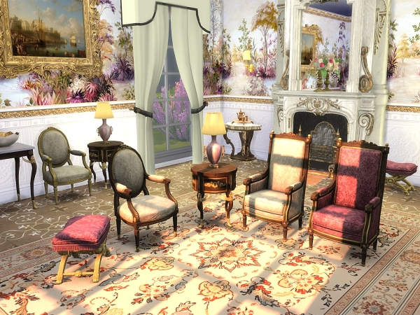 Alpha Versailles Parlour - The Sims 4 Custom Content