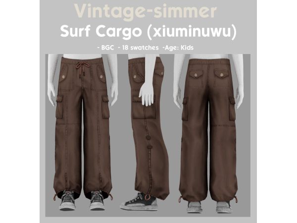 Maxis Match Surf Cargo simmer by vintage - The Sims 4 Custom Content