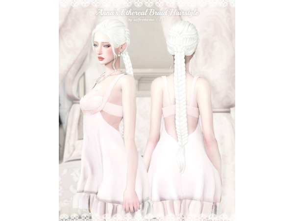 Maxis Match Anna's Ethereal Braid by sufferrbarbie - The Sims 4 Custom Content