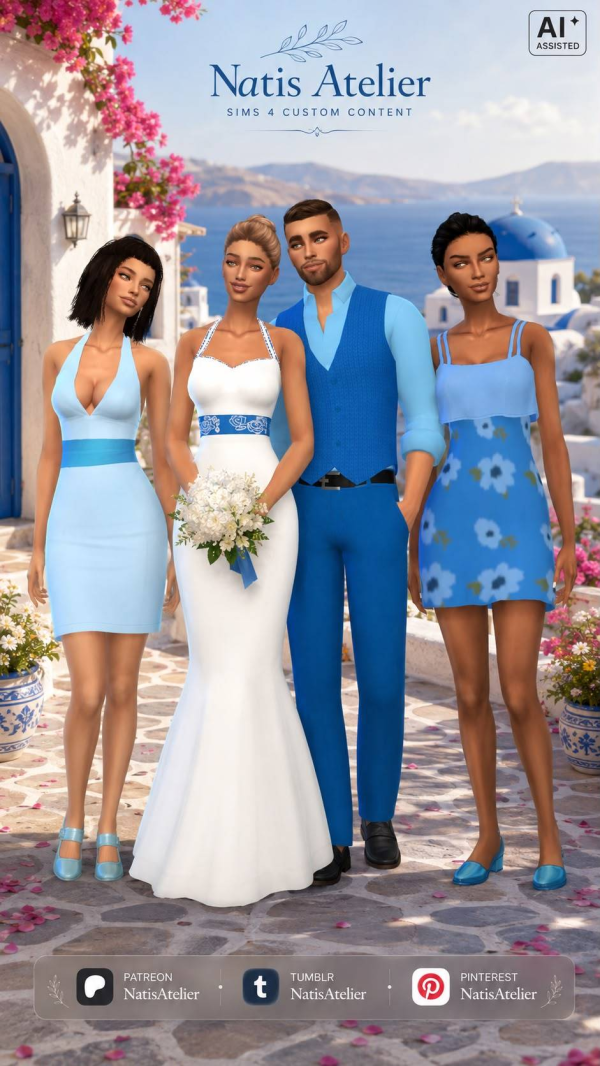 Maxis Match Sims 4 Wedding by simsfinds - The Sims 4 Custom Content