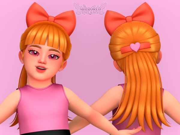 Maxis Match Florzinha's Hair Ribbon Bow - The Sims 4 Custom Content