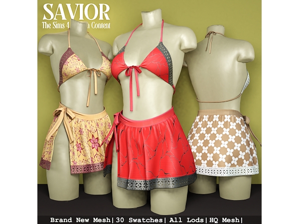 Alpha Svr_Oryyn Xinly Outfit Dress - The Sims 4 Custom Content