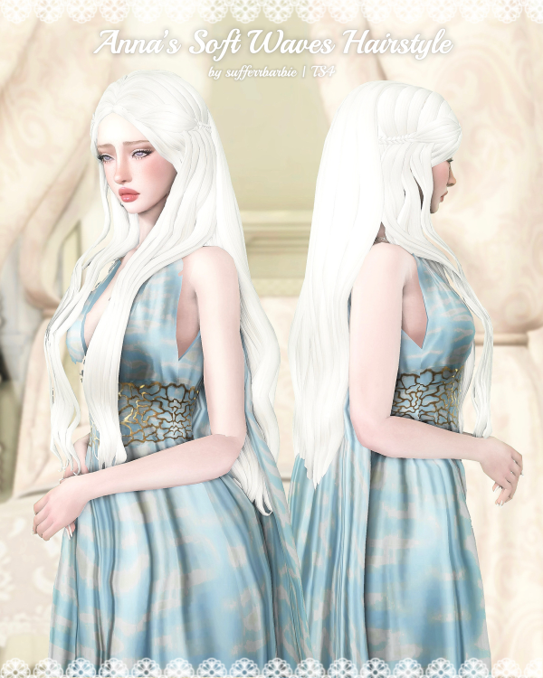 Maxis Match Anna's Soft Waves by simsfinds - The Sims 4 Custom Content