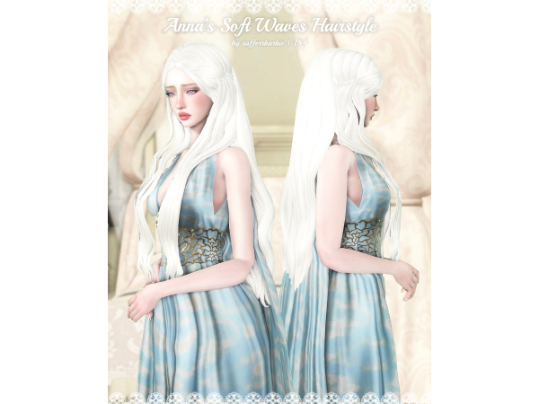 Maxis Match Anna's Soft Waves by sufferrbarbie - The Sims 4 Custom Content